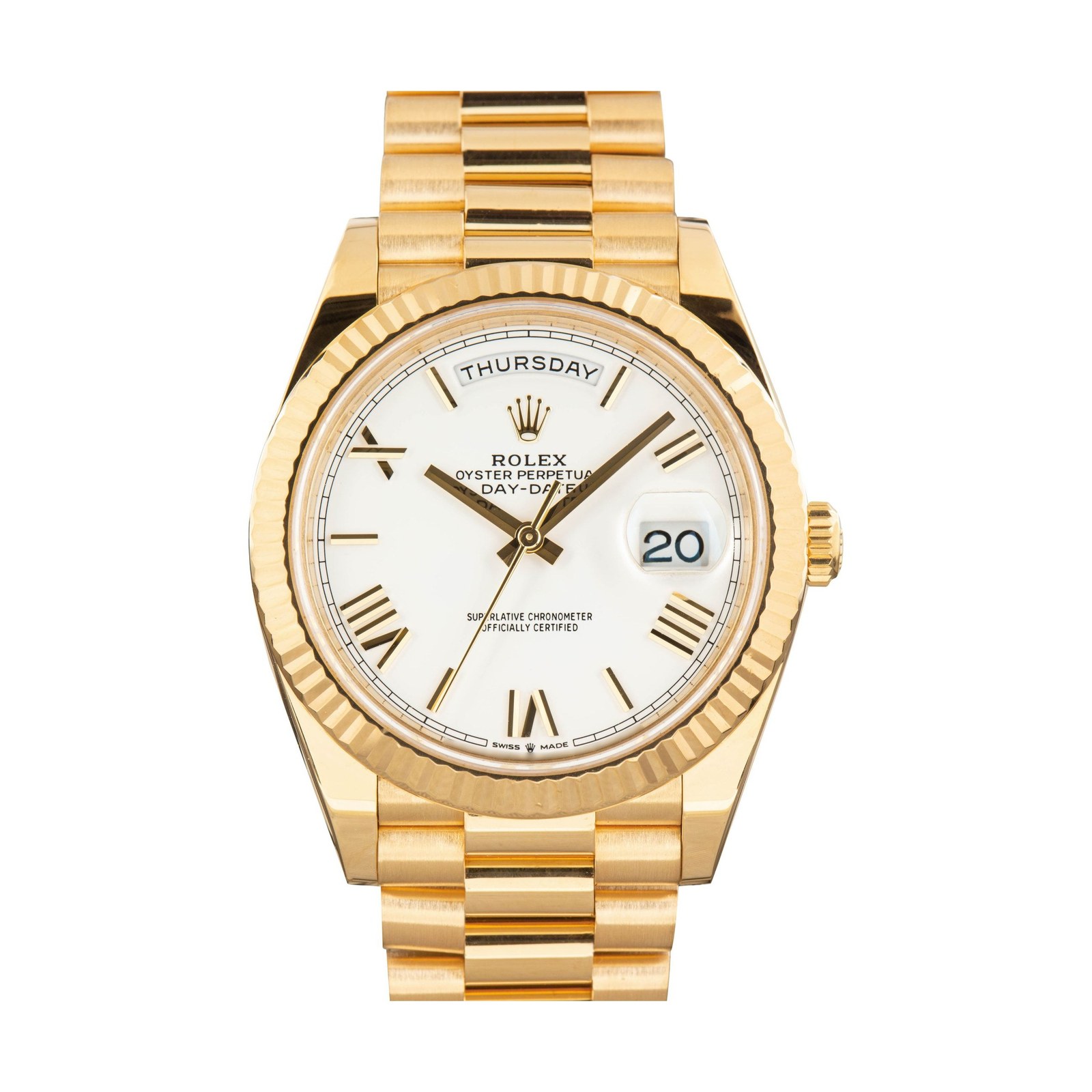 Rolex Day-Date 40 « President » (or jaune)